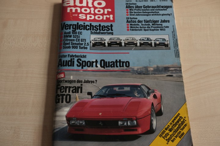 Auto Motor und Sport 08/1984